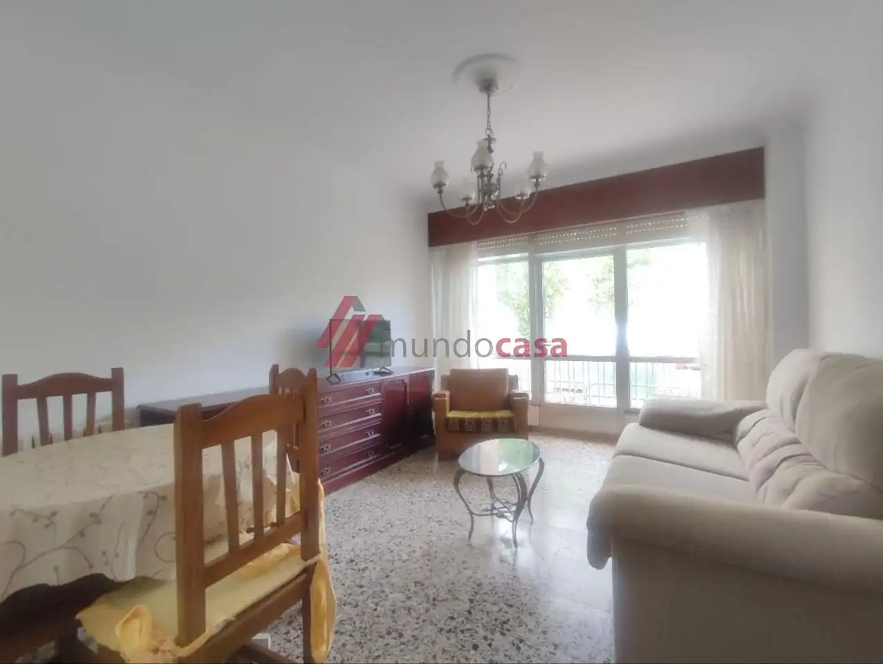 Living room of Flat for rent in Ferrol  with Heating and Furnished