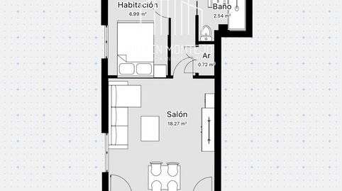 Foto 2 de Piso de alquiler en Maestro Argenta, San José - El Montalvo, Salamanca Capital