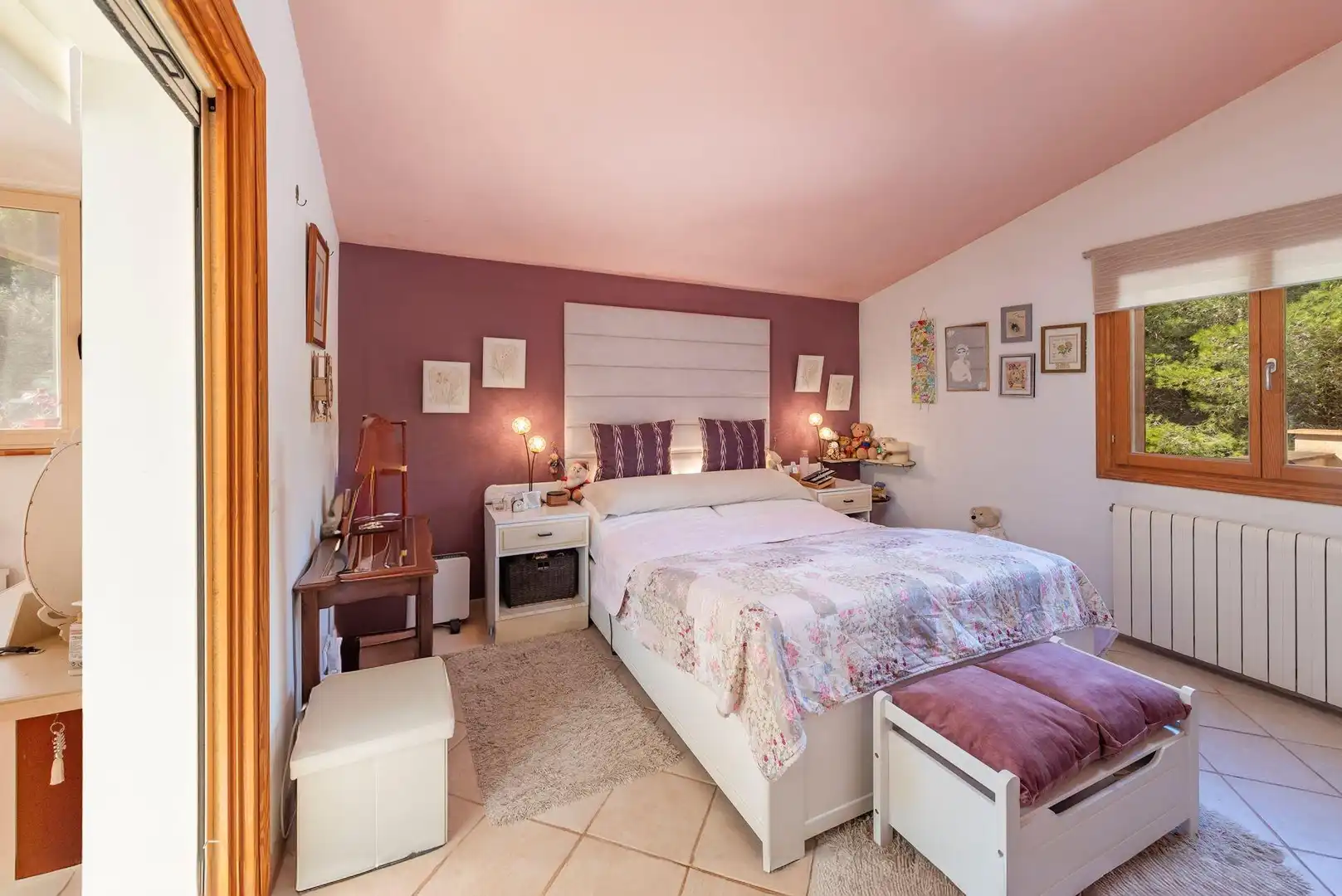 Schlafzimmer von Country house zum Verkauf in Alcúdia mit Klimaanlage, Heizung und Privatgarten