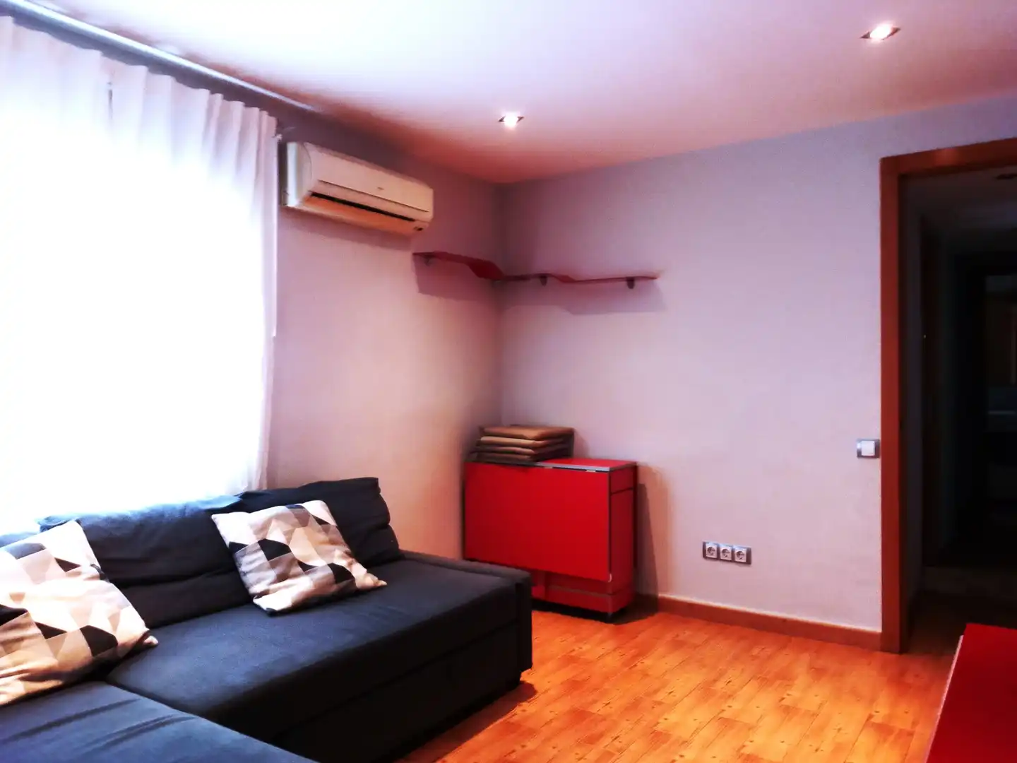 Wohnzimmer von Dachboden zum Verkauf in L'Hospitalet de Llobregat mit Klimaanlage, Heizung und Terrasse