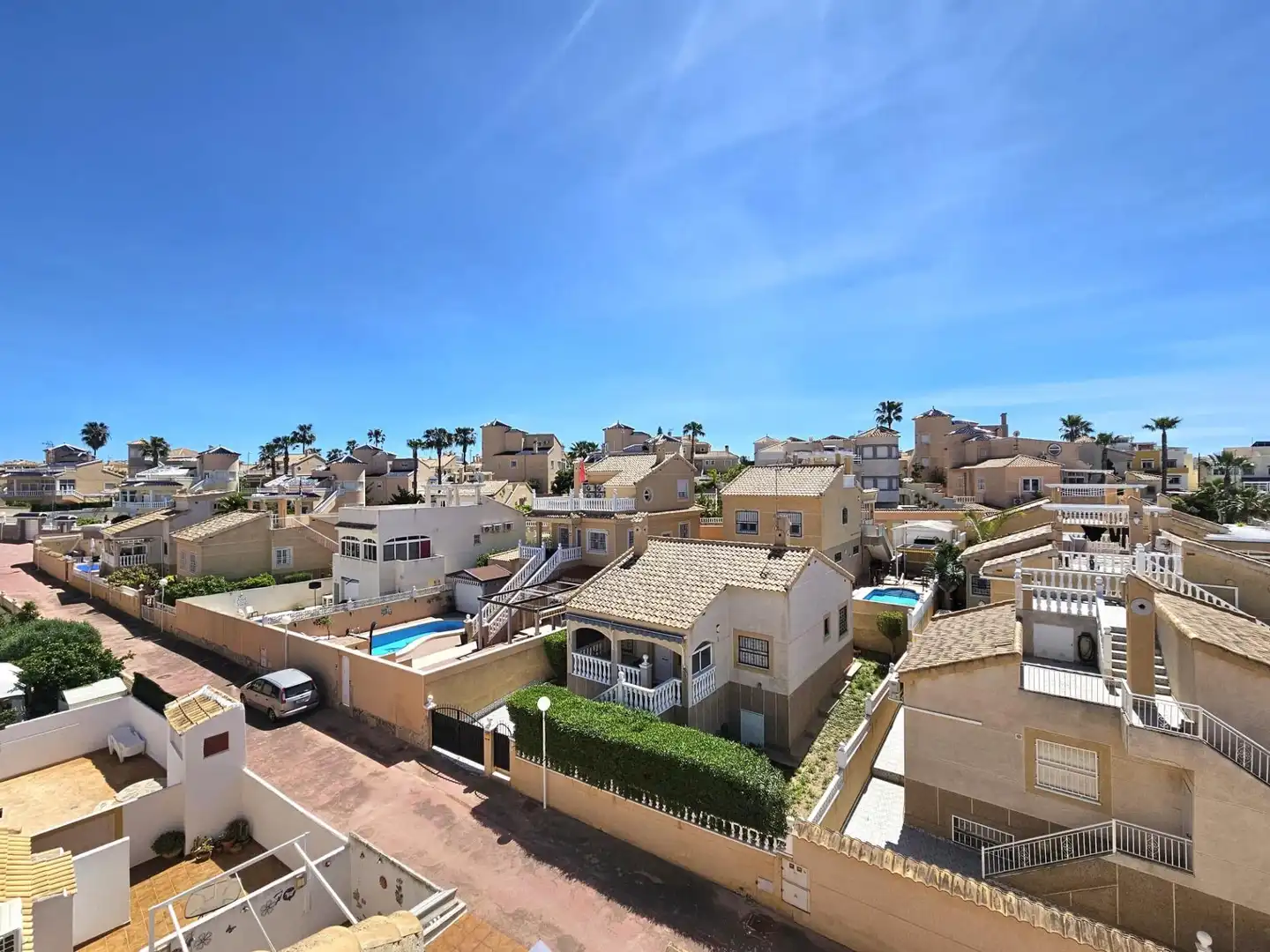 Exterior view of Detached homes for sale in Orihuela  with Air Conditioner, Terrace and Community pool
