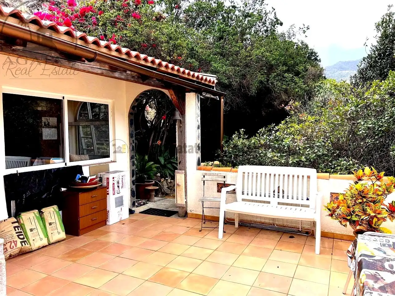 Terraza de Finca rústica en venta en Vallehermoso con Aire acondicionado, Calefacción y Jardín privado