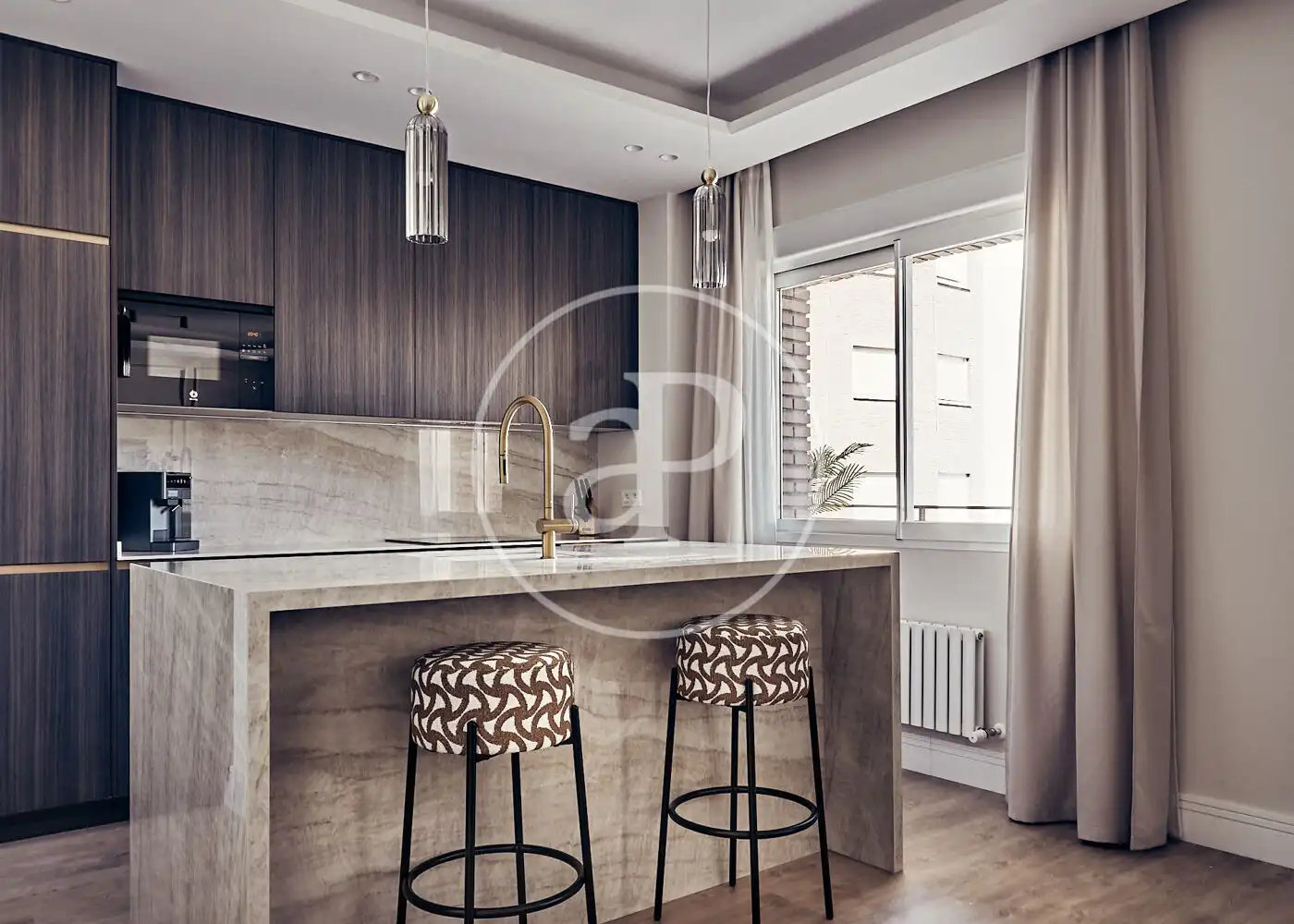 Küche von Wohnung zum Verkauf in Madrid mit Klimaanlage, Heizung und Terrasse