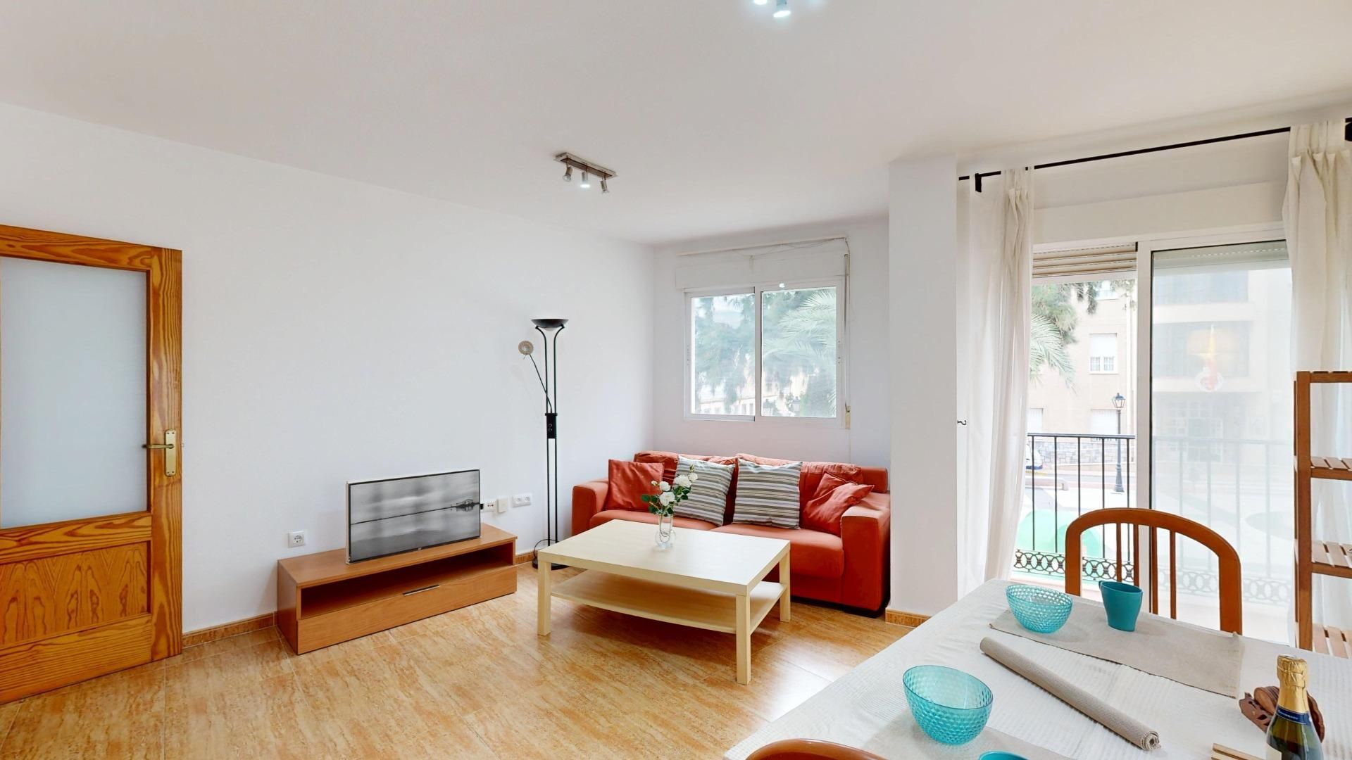 Living room of Flat for sale in Cartagena  with Air Conditioner, Heating and Balcony