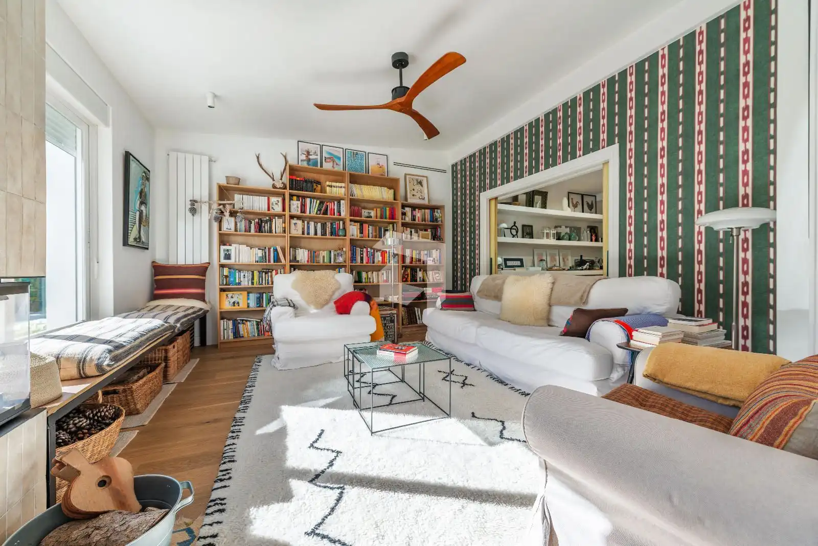 Wohnzimmer von Haus oder Chalet zum Verkauf in Pozuelo de Alarcón mit Klimaanlage, Heizung und Terrasse