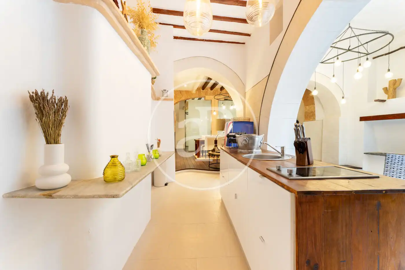 Küche von Haus oder Chalet zum Verkauf in  Palma de Mallorca mit Klimaanlage, Heizung und Terrasse
