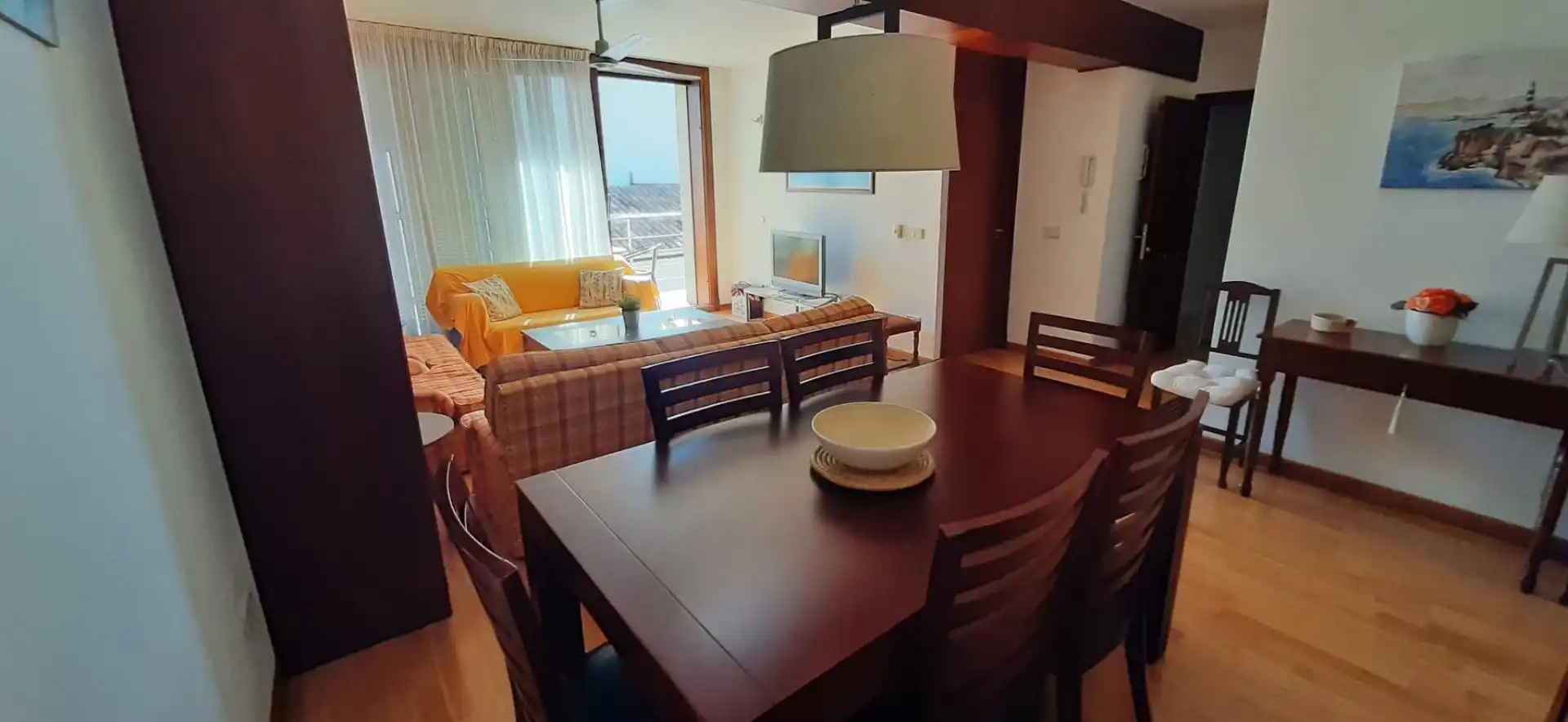 Living room of Flat for rent in Felanitx  with Air Conditioner, Terrace and Furnished