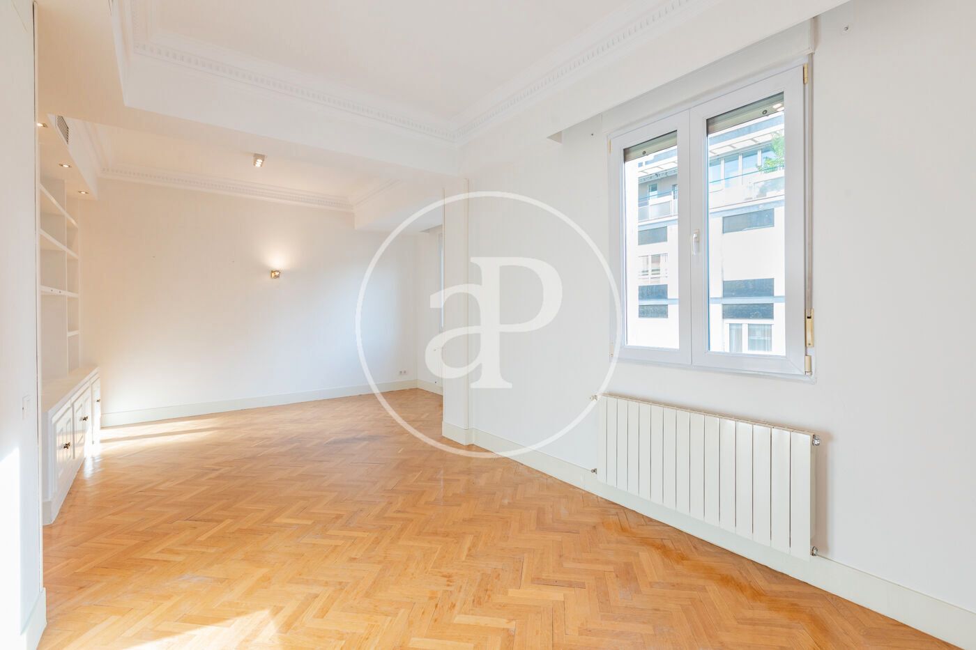 Bedroom of Flat to rent in  Madrid Capital  with Air Conditioner, Heating and Pets allowed