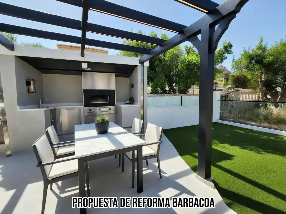 Terraza de Casa o chalet en venta en Vallirana con Aire acondicionado, Calefacción y Jardín privado
