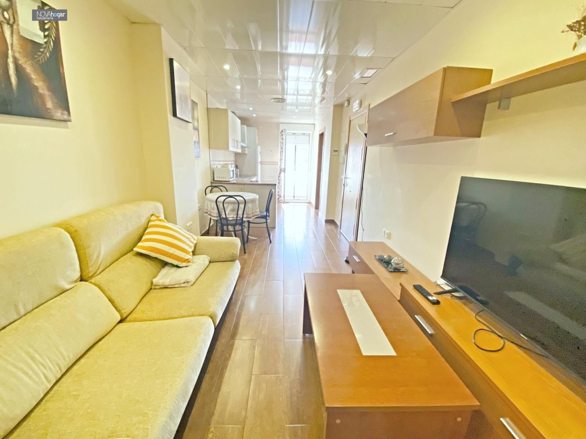 Living room of Flat to rent in Málaga Capital  with Air Conditioner and Terrace