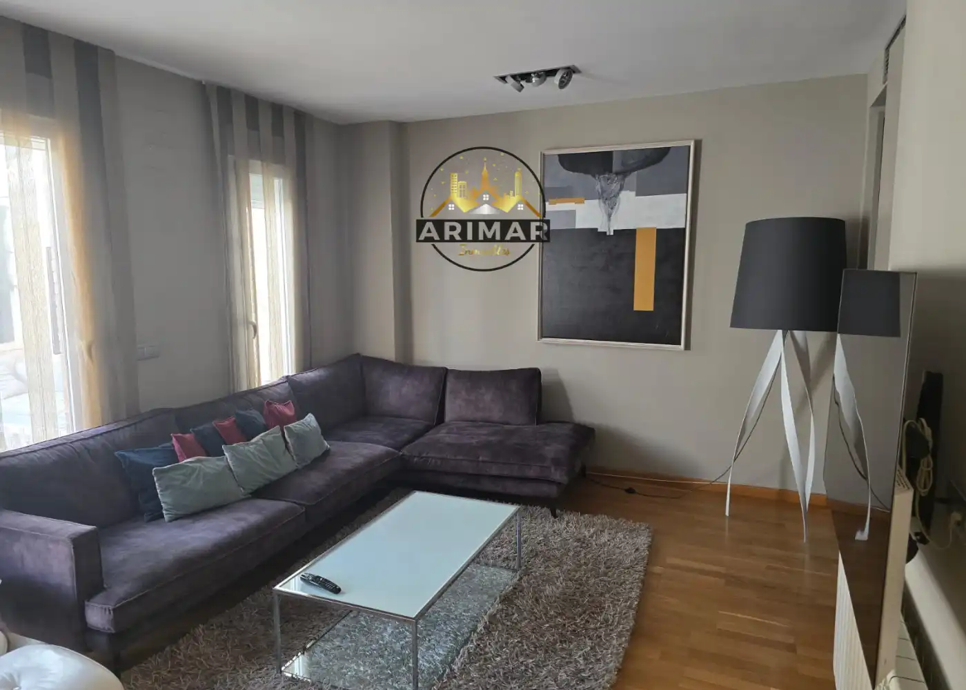 Sala d'estar de Casa adosada en venda en Castellón de la Plana / Castelló de la Plana amb Aire condicionat, Calefacció i Jardí privat