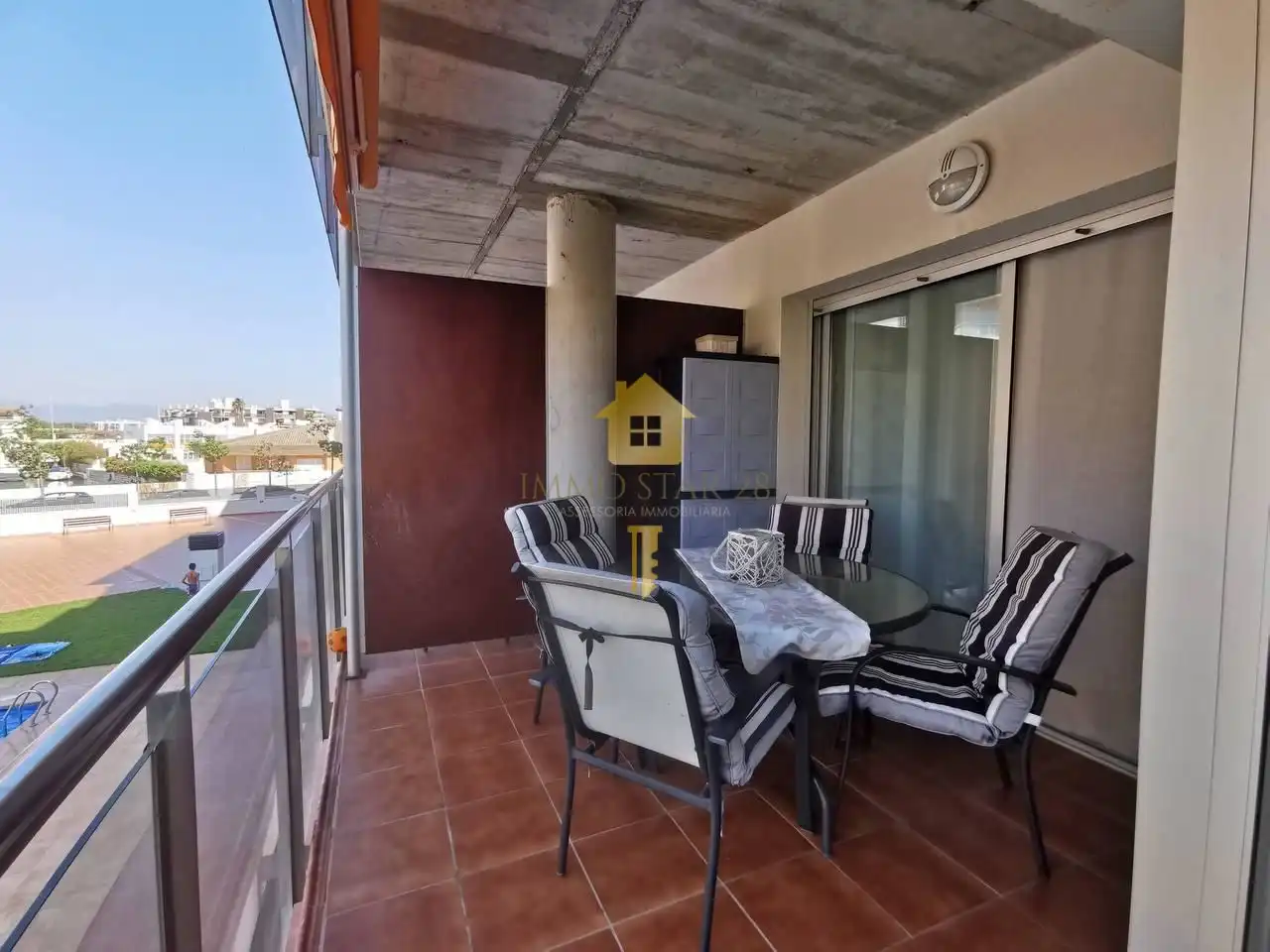 Terraza de Piso de alquiler en Roses con Aire acondicionado, Terraza y Trastero