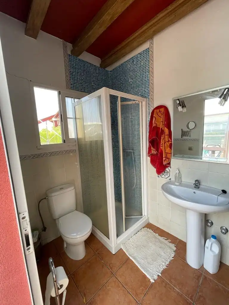 Baño de Finca rústica en venta en Murcia con Aire acondicionado, Jardín privado y Terraza
