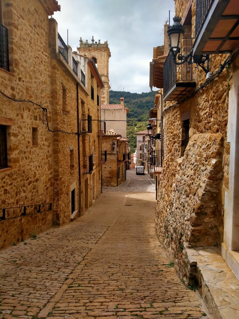 Exterior view of Building for sale in Benassal  with Alarm