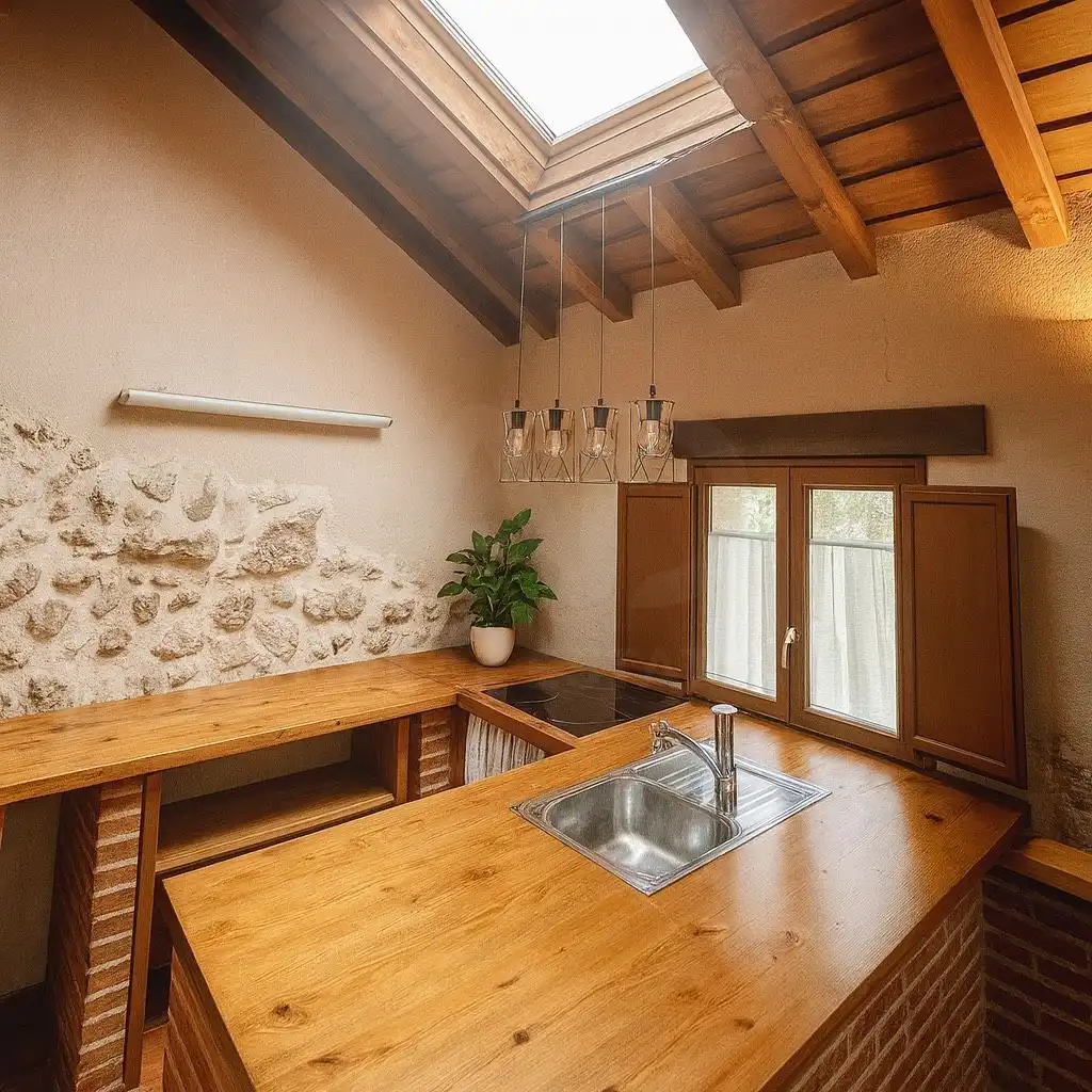 Cocina de Casa o chalet en venta en Turégano con Calefacción