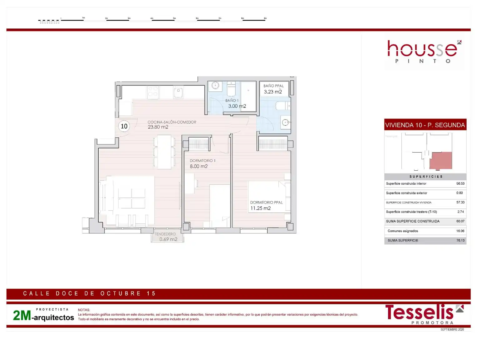 Appartement avec ascenseur à vendre à Calle 12 DE OCTUBRE, imagen 3