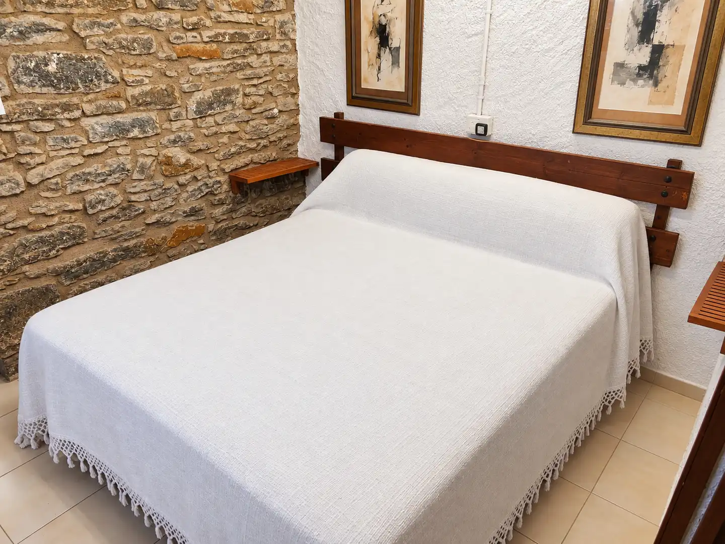 Dormitori de Casa o xalet en venda en Rupit i Pruit amb Calefacció, Terrassa i Moblat