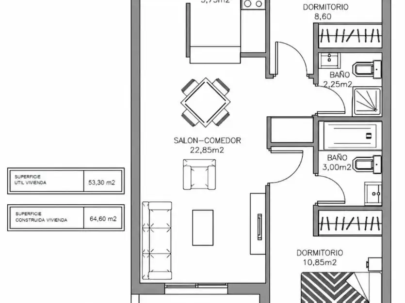Wohnung zur Miete in Campo de Murcia