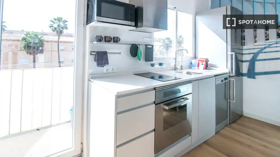 Kitchen of Flat for rent in Poblats Marítims