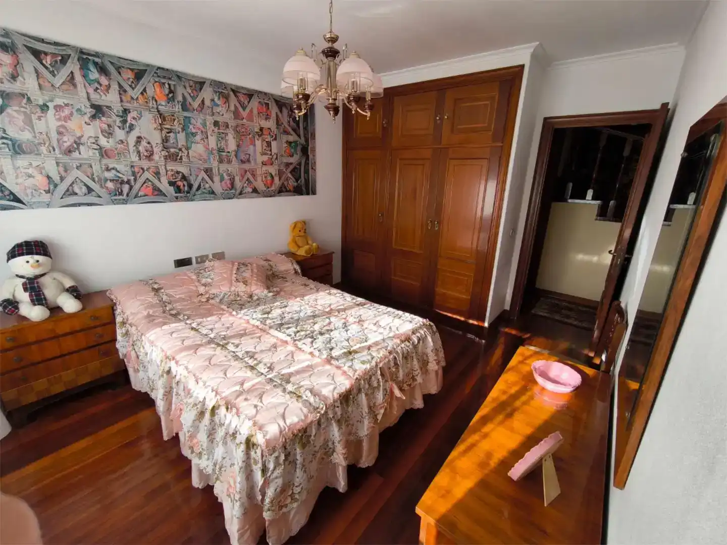 Habitación de Casa adosada en venta en Vigo  con Parquet, Trastero y Amueblado