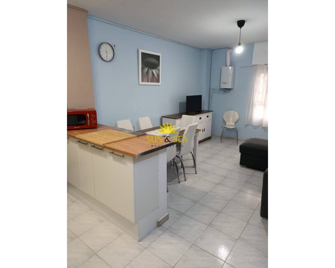 Kitchen of Flat to rent in Torrevieja  with Air Conditioner, Heating and Swimming Pool