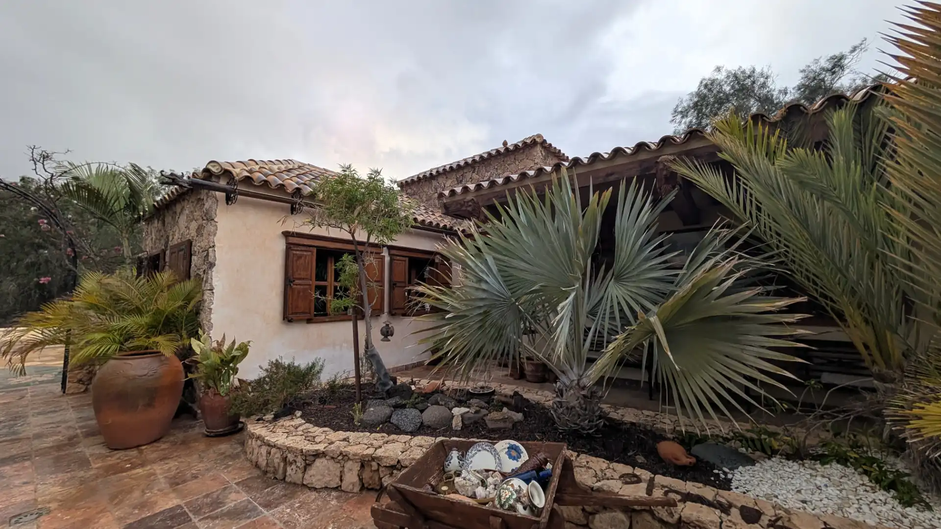 Vista exterior de Casa o xalet en venda en Pájara amb Jardí privat, Terrassa i Piscina
