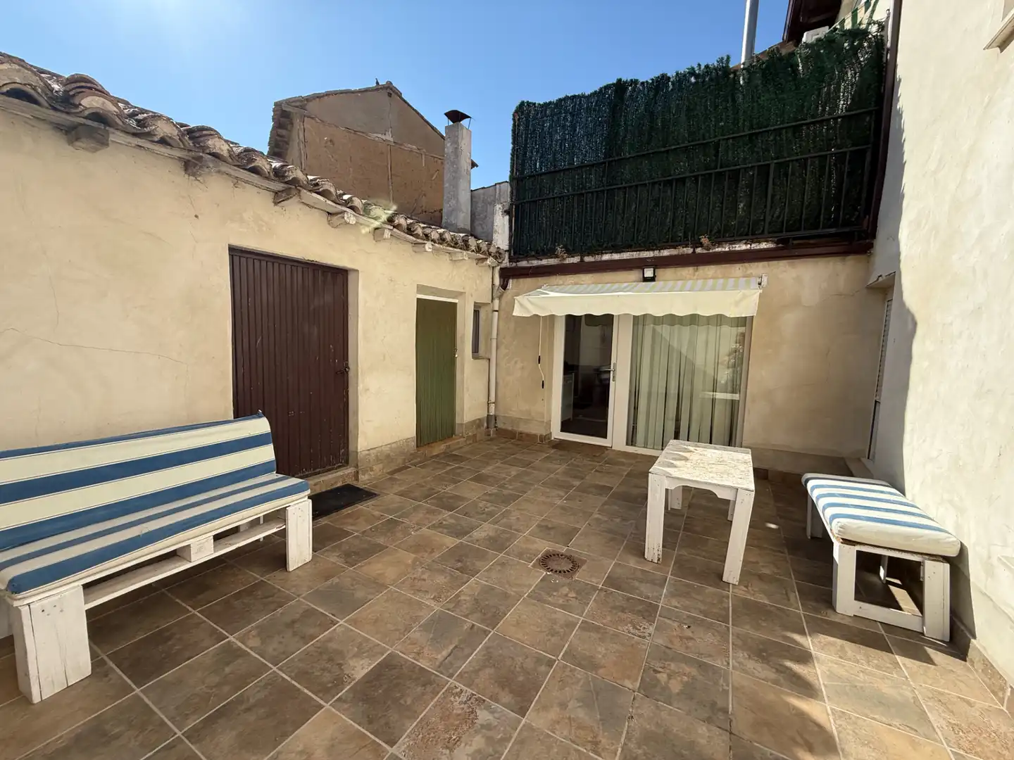 Terraza de Casa o chalet de alquiler en Carrión de los Condes con Aire acondicionado, Calefacción y Amueblado