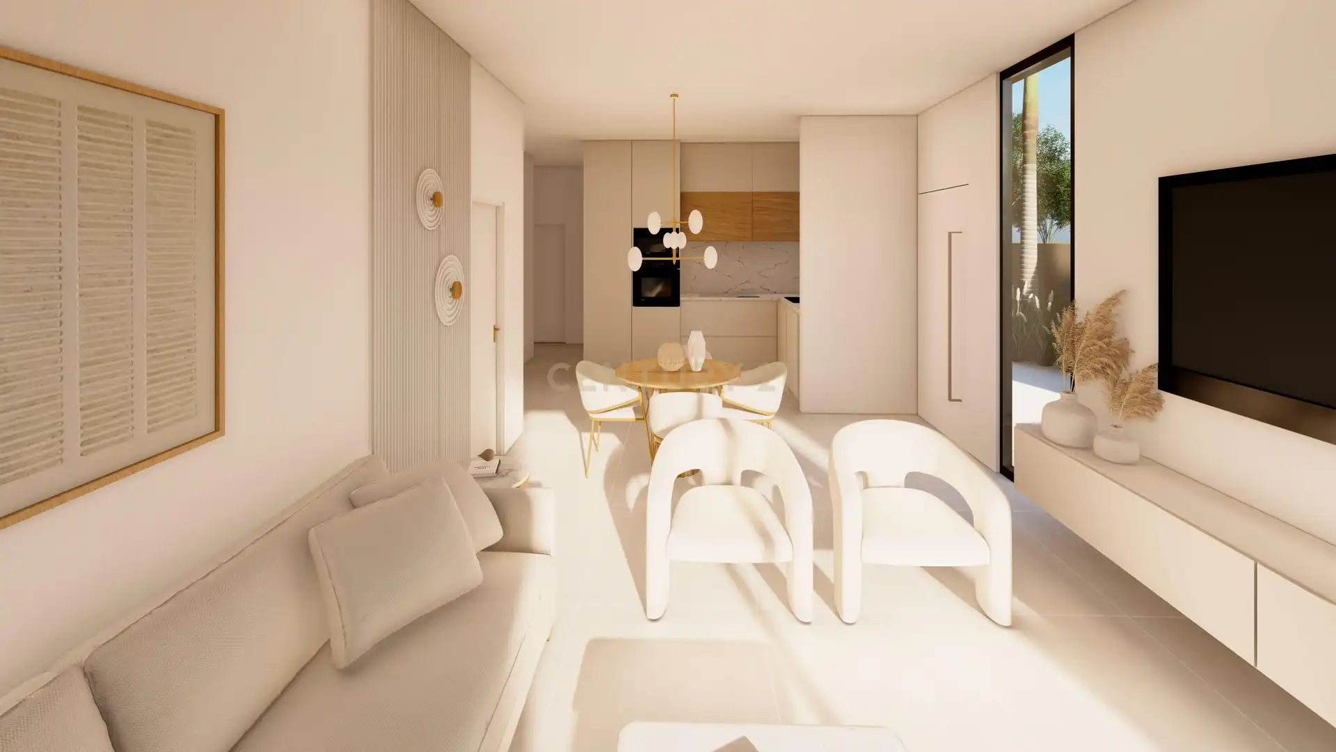 Sala d'estar de Planta baixa en venda en Pilar de la Horadada amb Piscina