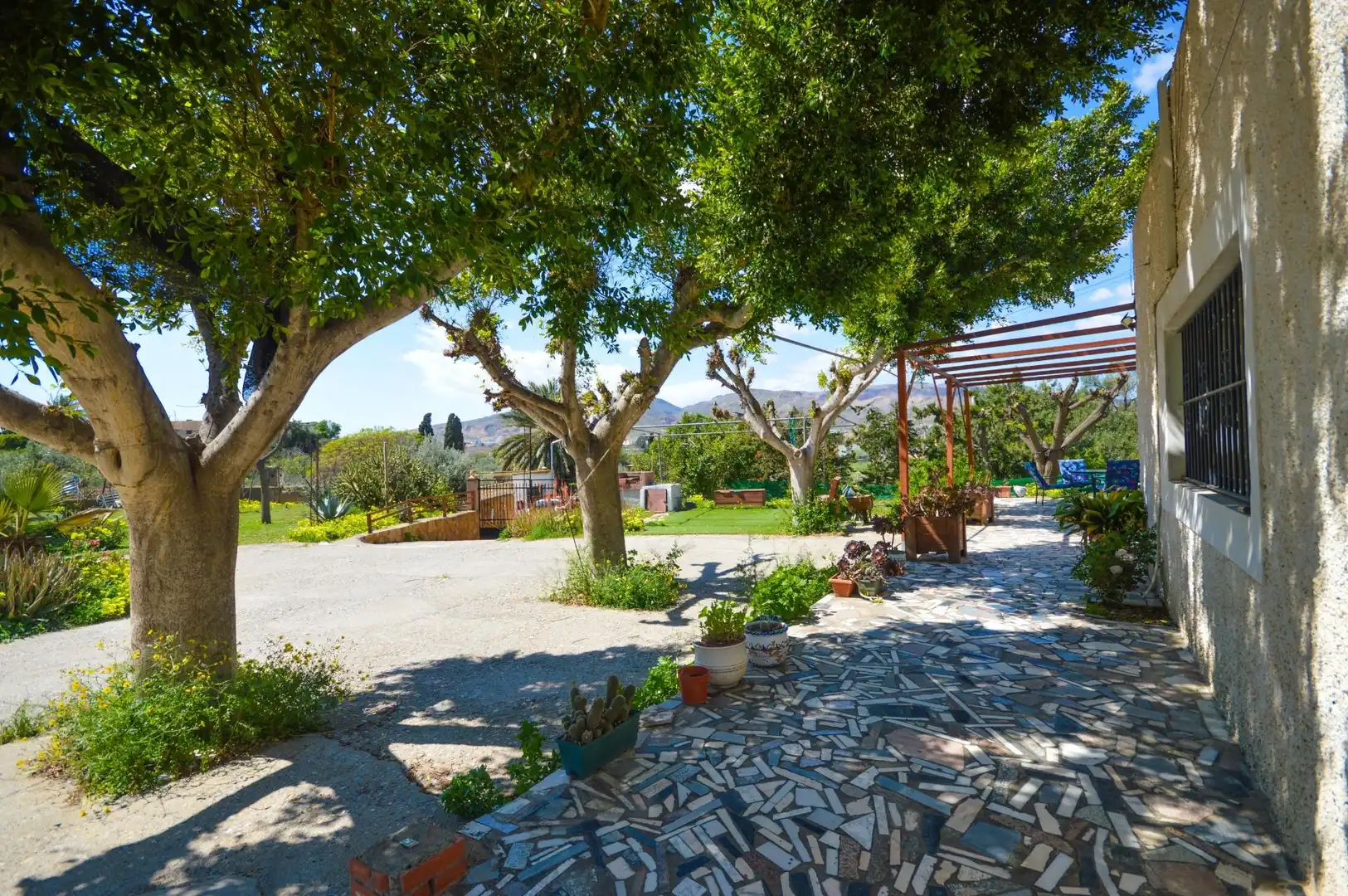 Jardí de Finca rústica en venda en Pechina amb Aire condicionat, Jardí privat i Terrassa