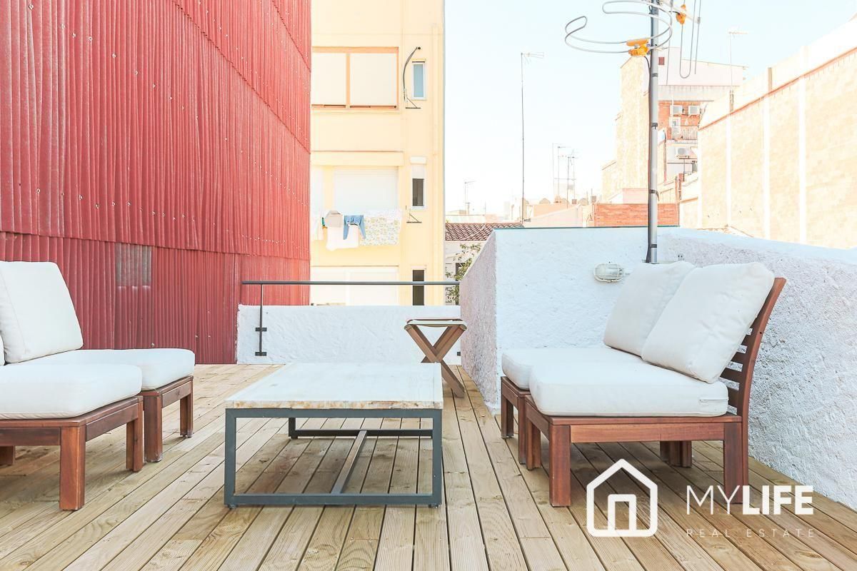Terrace of Duplex for sale in  Barcelona Capital  with Air Conditioner, Terrace and Furnished