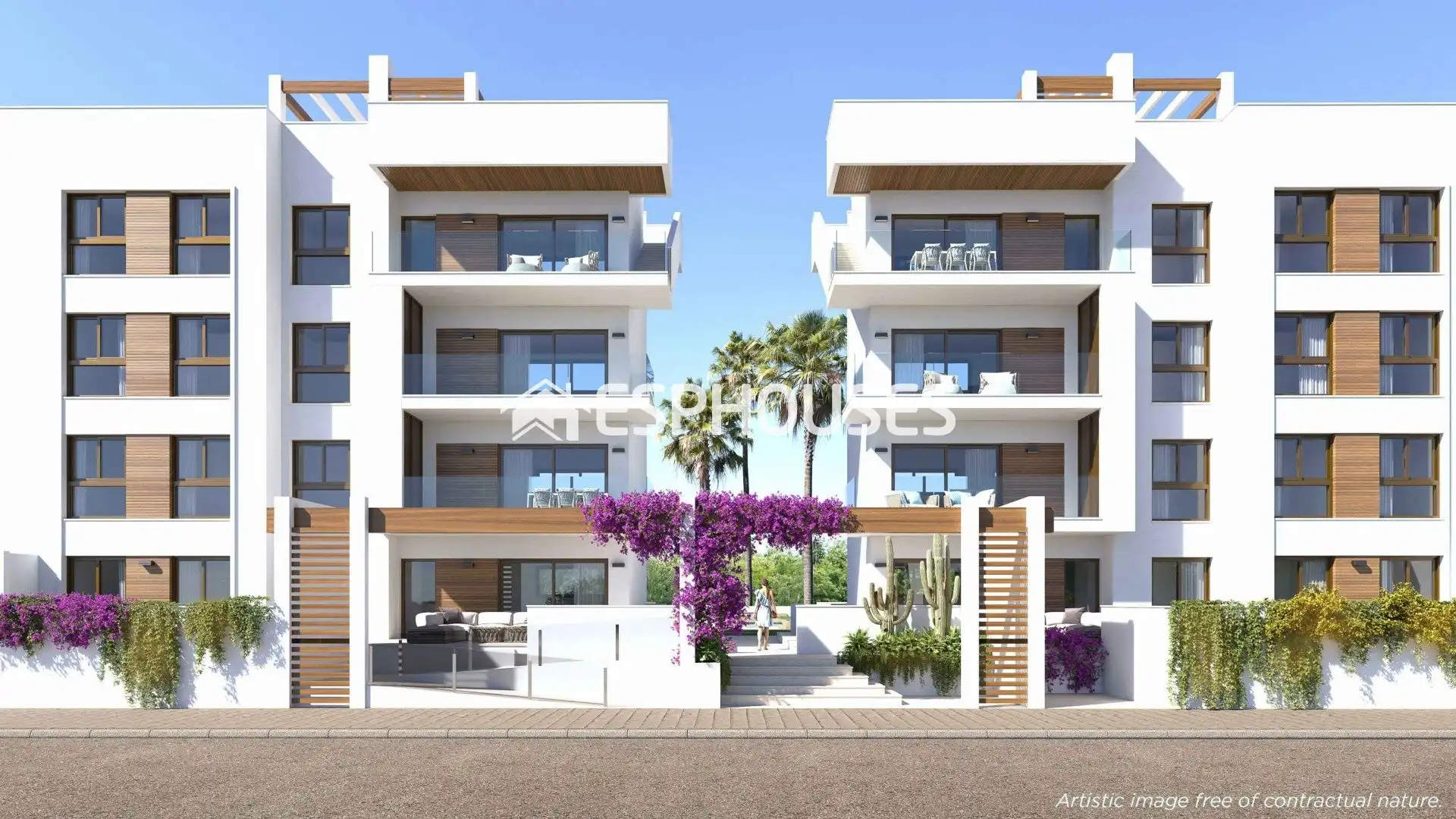 Vista exterior de Apartament en venda en Los Alcázares amb Terrassa, Balcó i Piscina comunitària