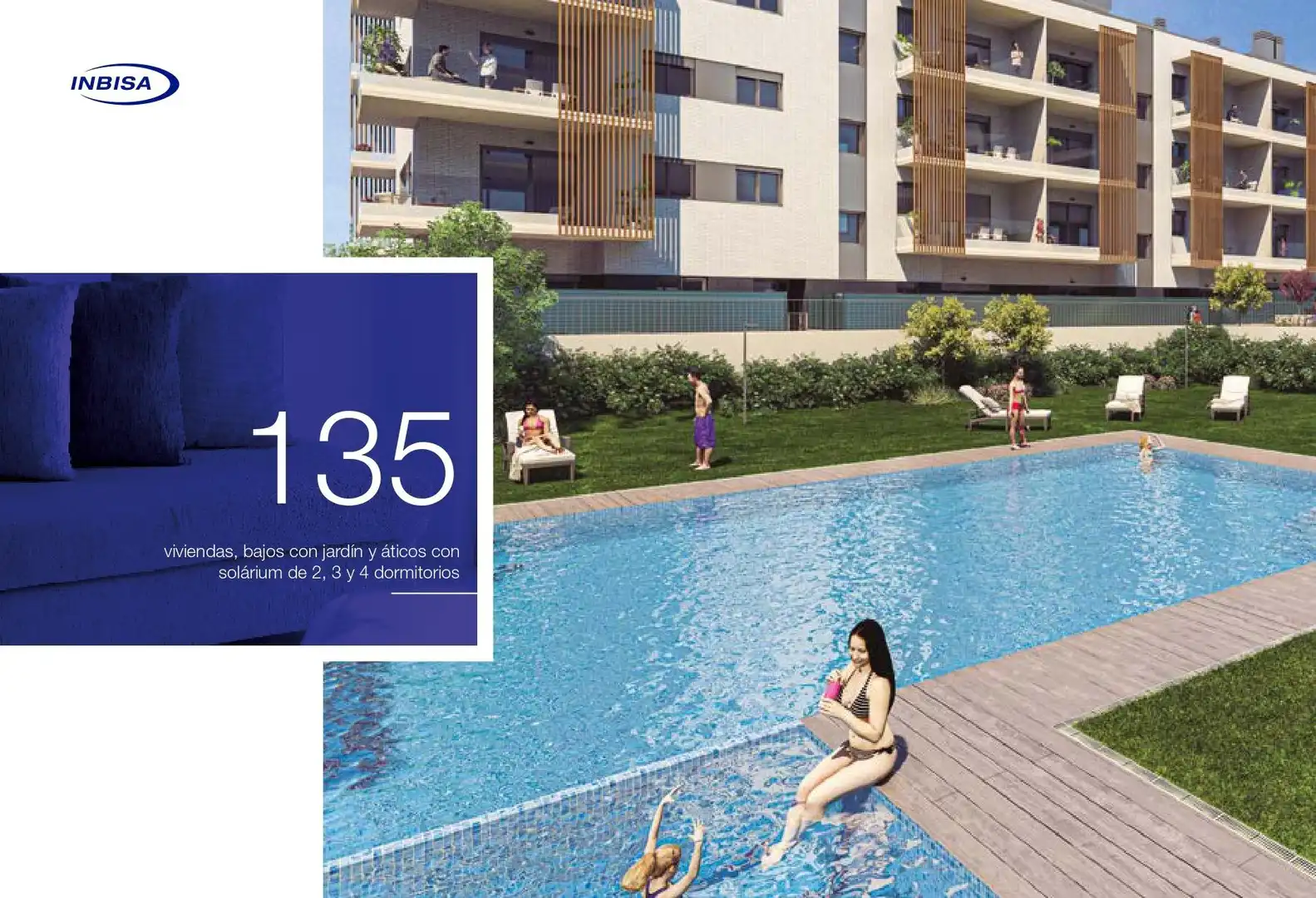 Piscina de Piso en venta en Castellar del Vallès con Calefacción, Jardín privado y Parquet