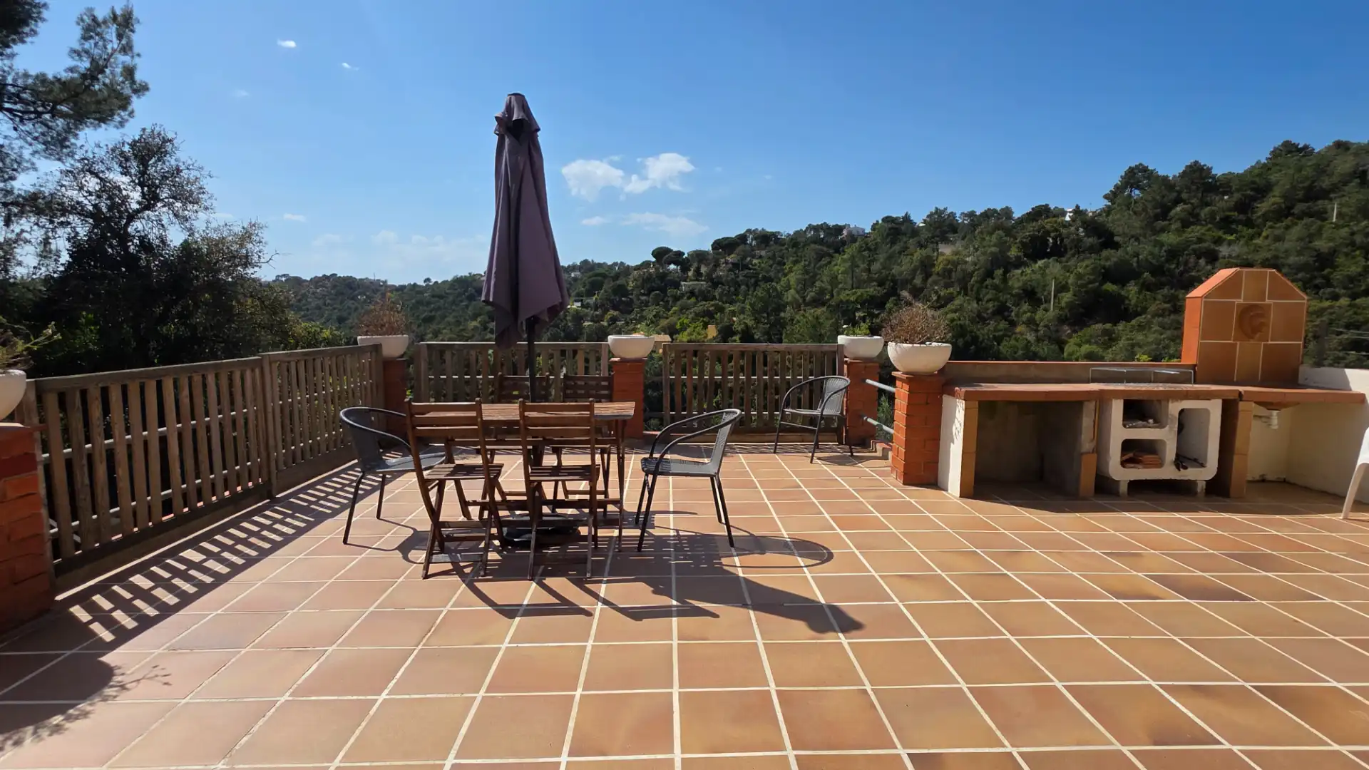 Terrassa de Casa o xalet en venda en Lloret de Mar amb Aire condicionat, Calefacció i Jardí privat