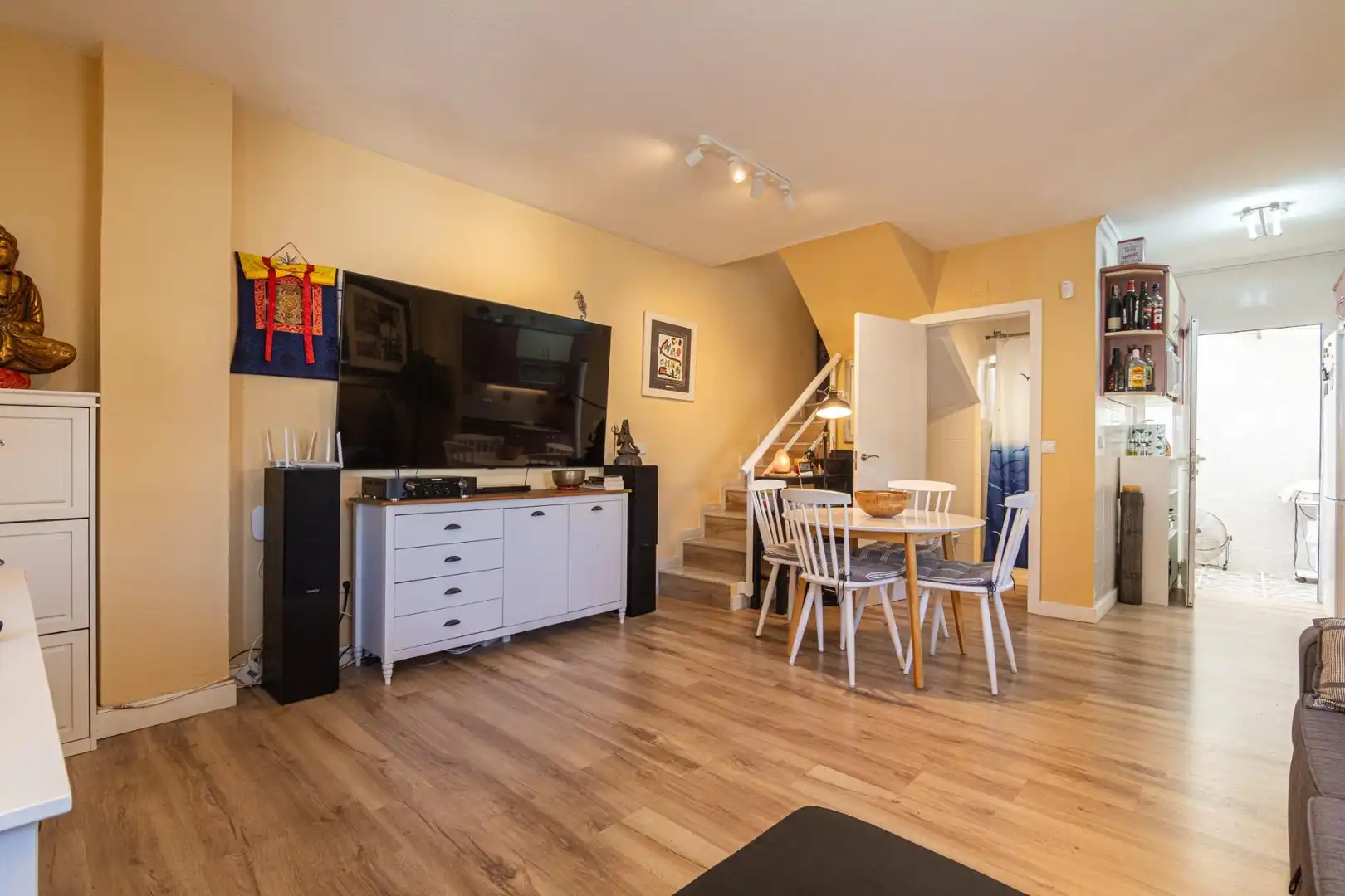 Sala de estar de Casa o chalet en venta en Santa Pola con Aire acondicionado, Terraza y Piscina comunitaria