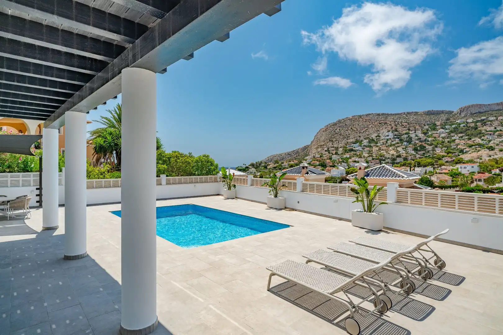 Terraza de Casa o chalet en venta en Calpe / Calp con Aire acondicionado, Jardín privado y Terraza