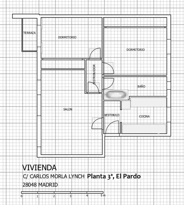 Piso en venta en De Carlos Morla Lynch, El Pardo