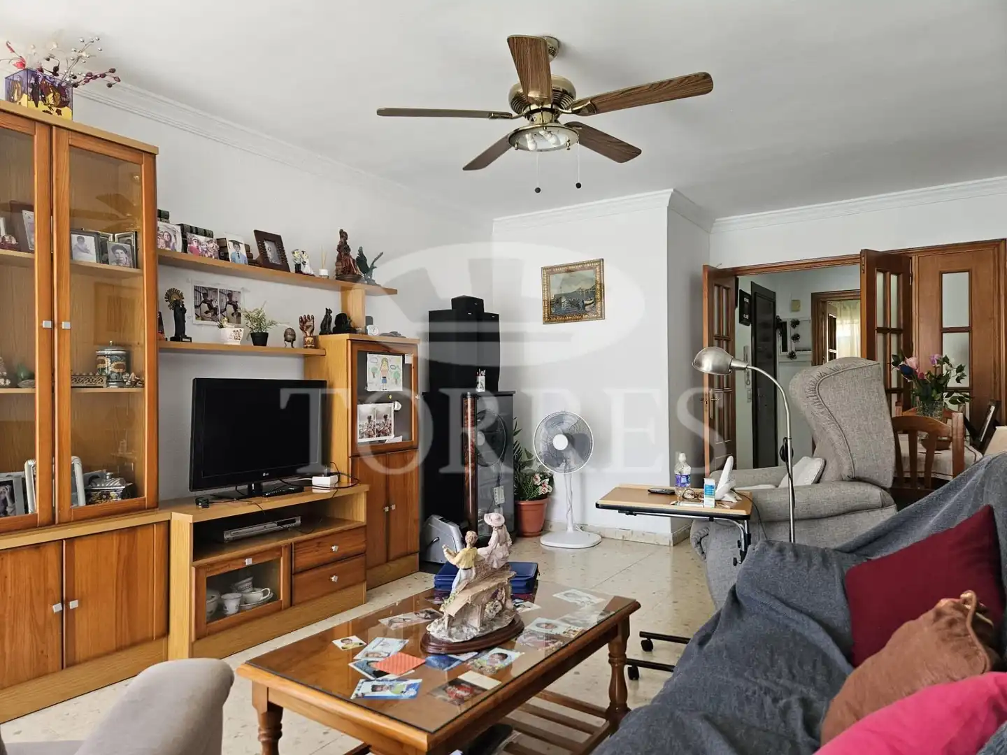 Sala de estar de Piso en venta en Málaga con Aire acondicionado