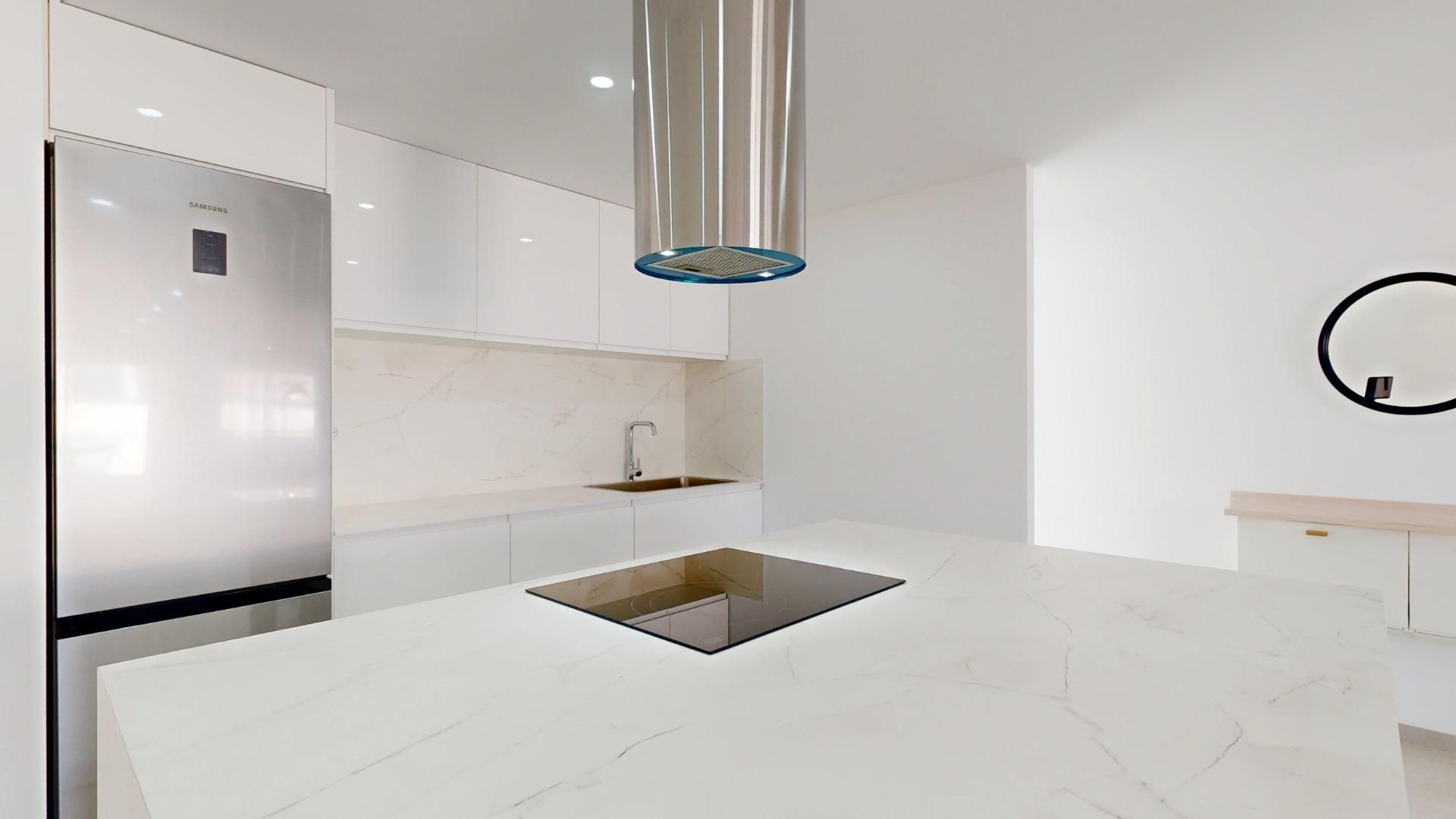 Kitchen of Flat for sale in Gandia  with Terrace, Balcony and Alarm