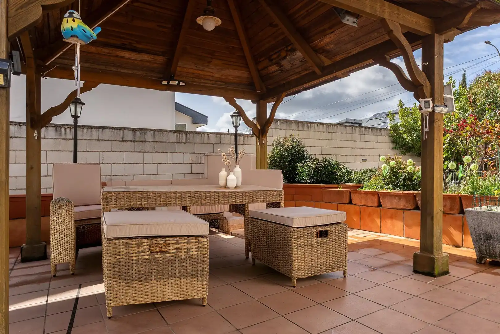 Terraza de Casa o chalet en venta en Villar del Olmo con Calefacción, Jardín privado y Terraza