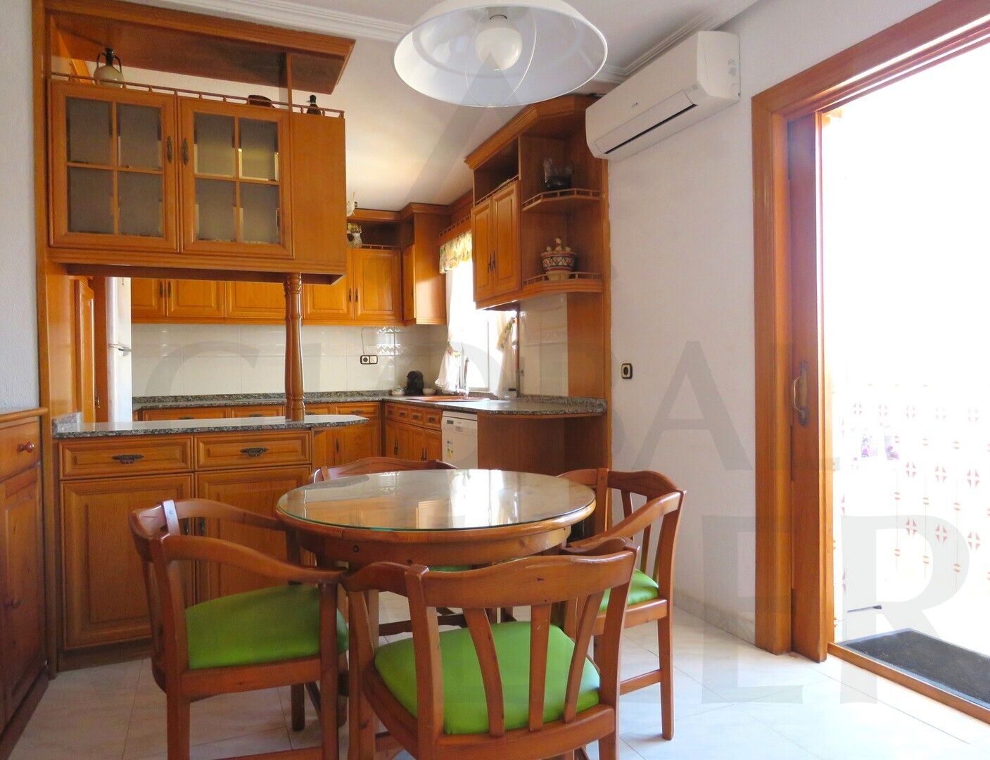 Kitchen of Flat for sale in Cartagena  with Air Conditioner, Terrace and Furnished