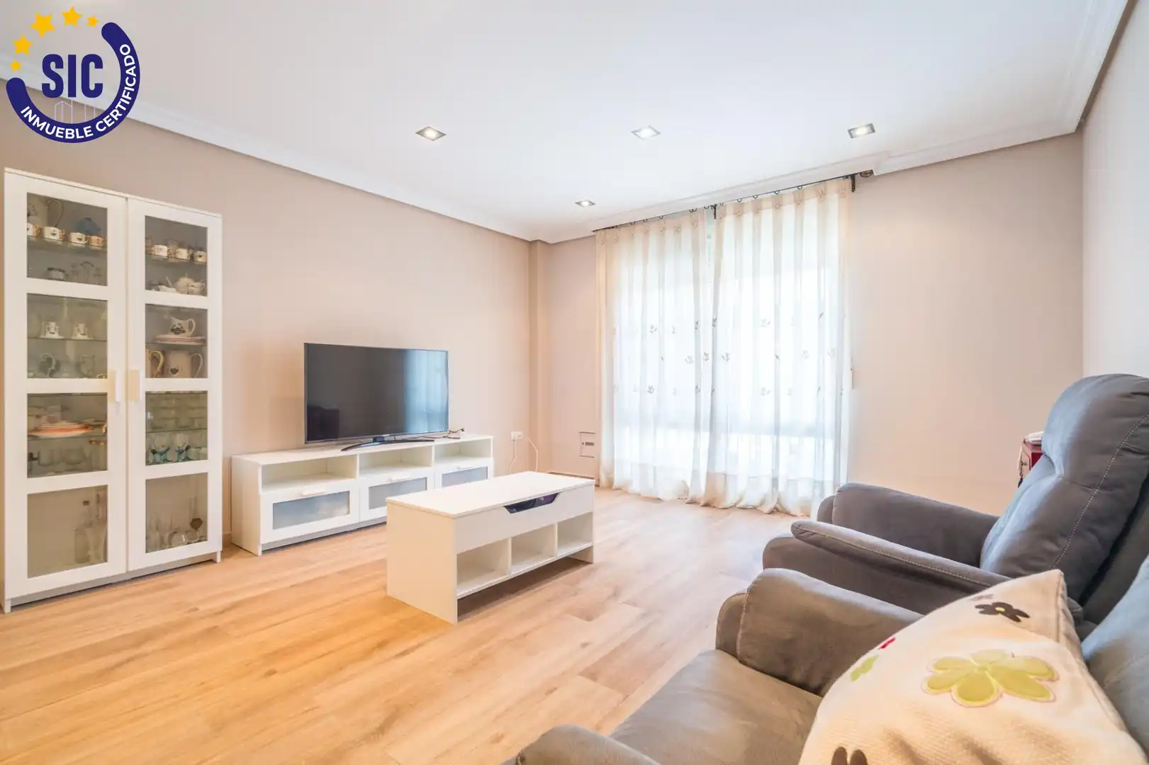 Sala de estar de Piso en venta en Aldaia con Aire acondicionado, Calefacción y Terraza