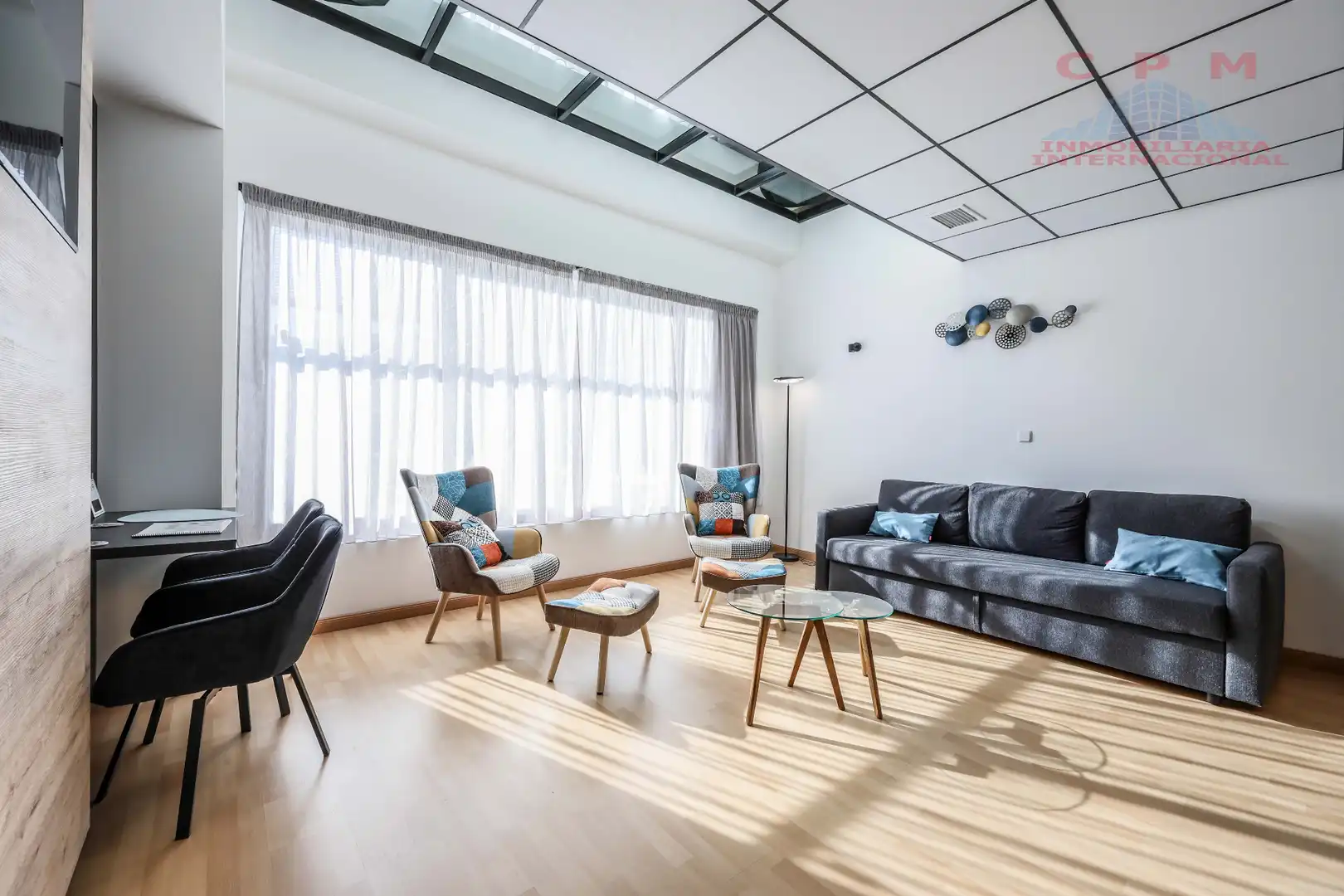 Living room of Duplexes for rent in Alcobendas  with Air Conditioner, Heating and Parquet flooring