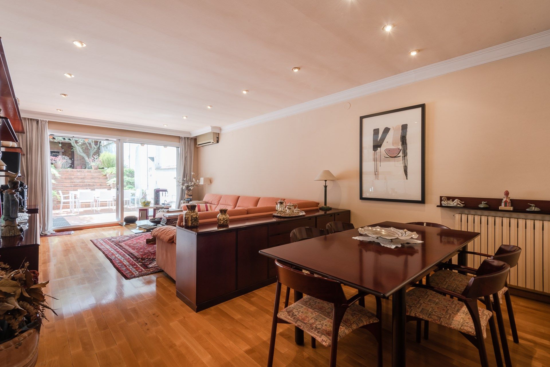 Sala d'estar de Finca rústica de lloguer en Sant Just Desvern amb Aire condicionat, Calefacció i Terrassa