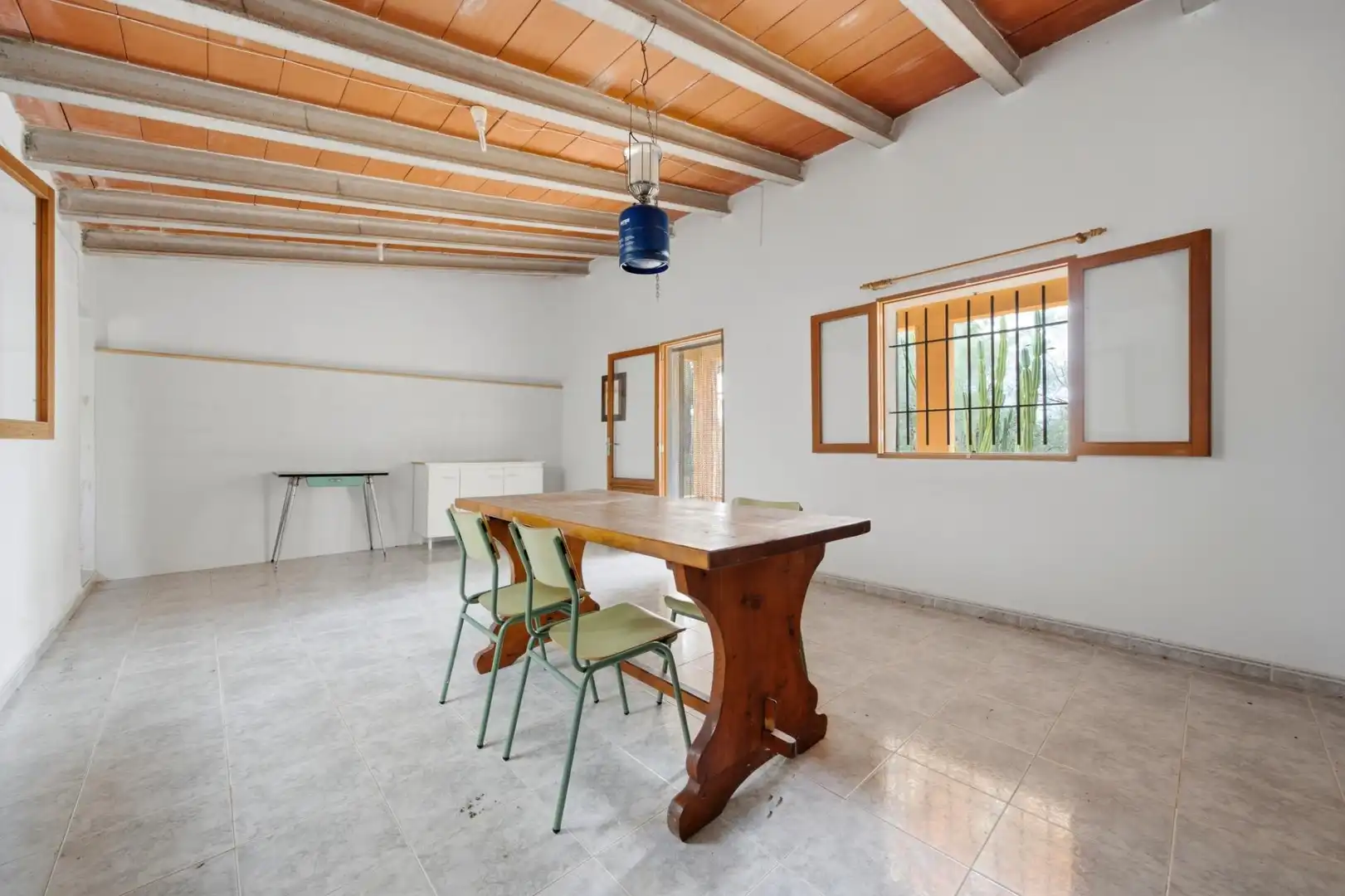 Menjador de Finca rústica en venda en Petra amb Jardí privat, Terrassa i Traster