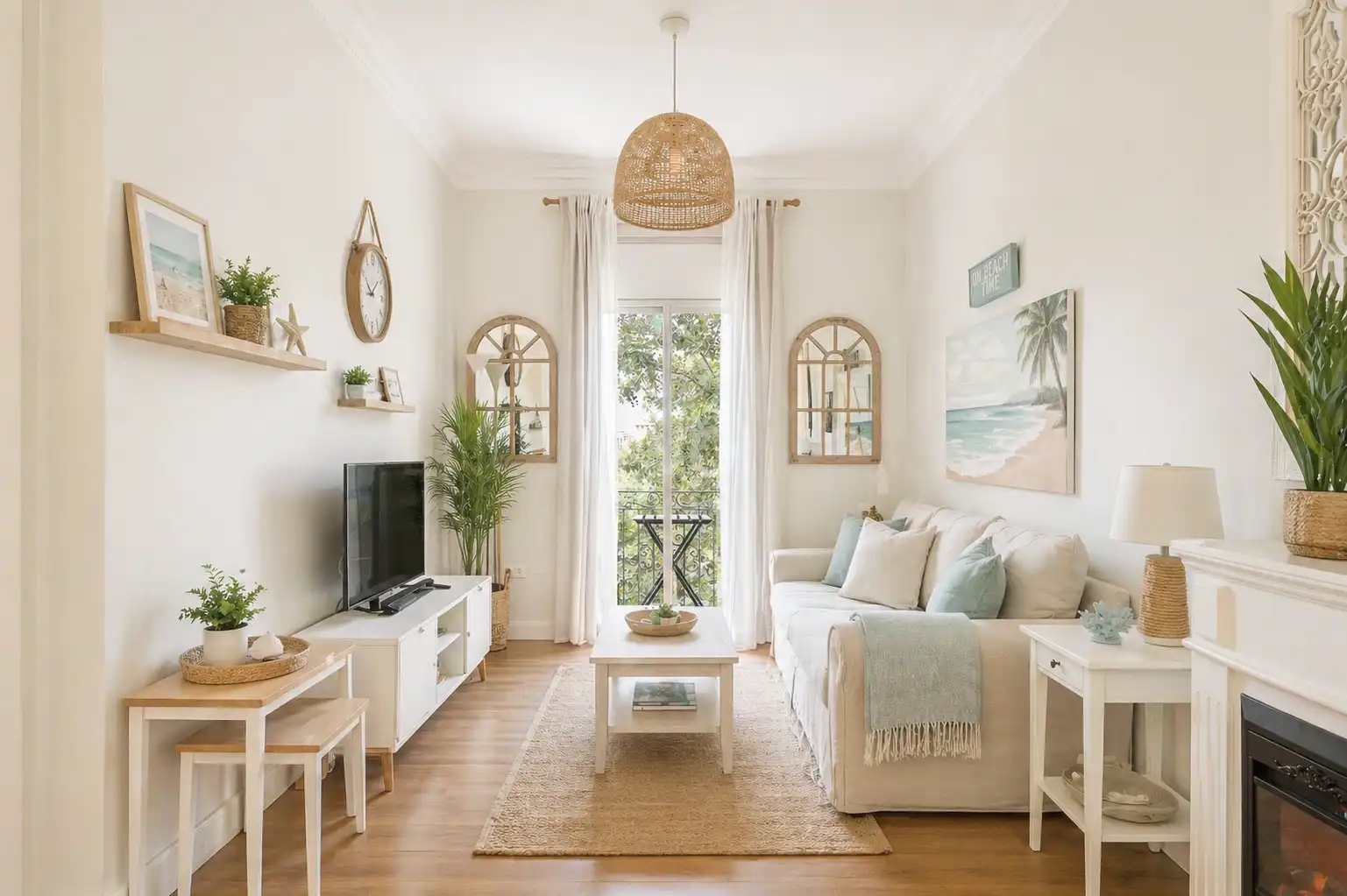 Sala de estar de Piso en venta en Barcelona con Aire acondicionado, Calefacción y Balcón