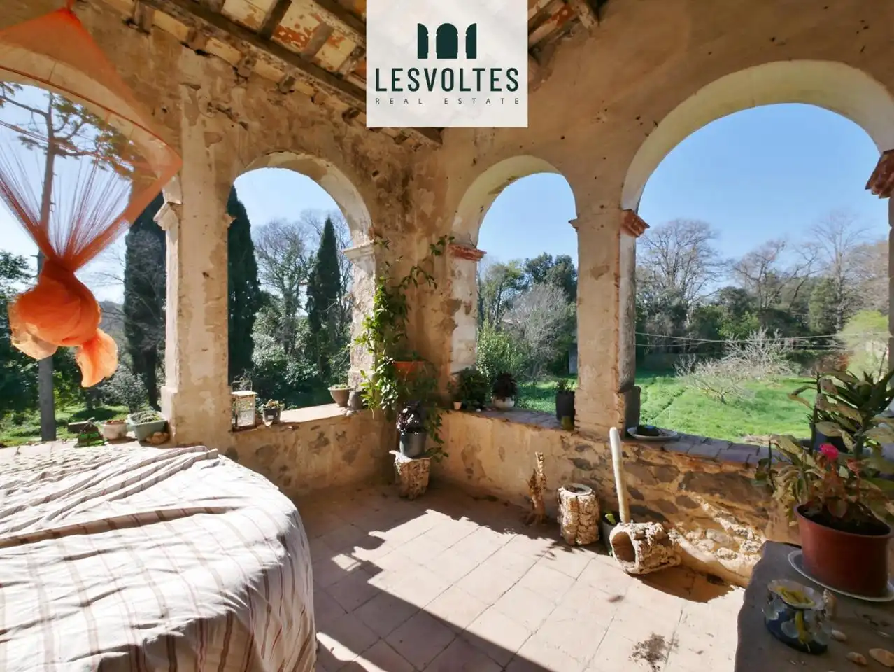 Vista exterior de Finca rústica en venda en Rupià amb Jardí privat i Terrassa