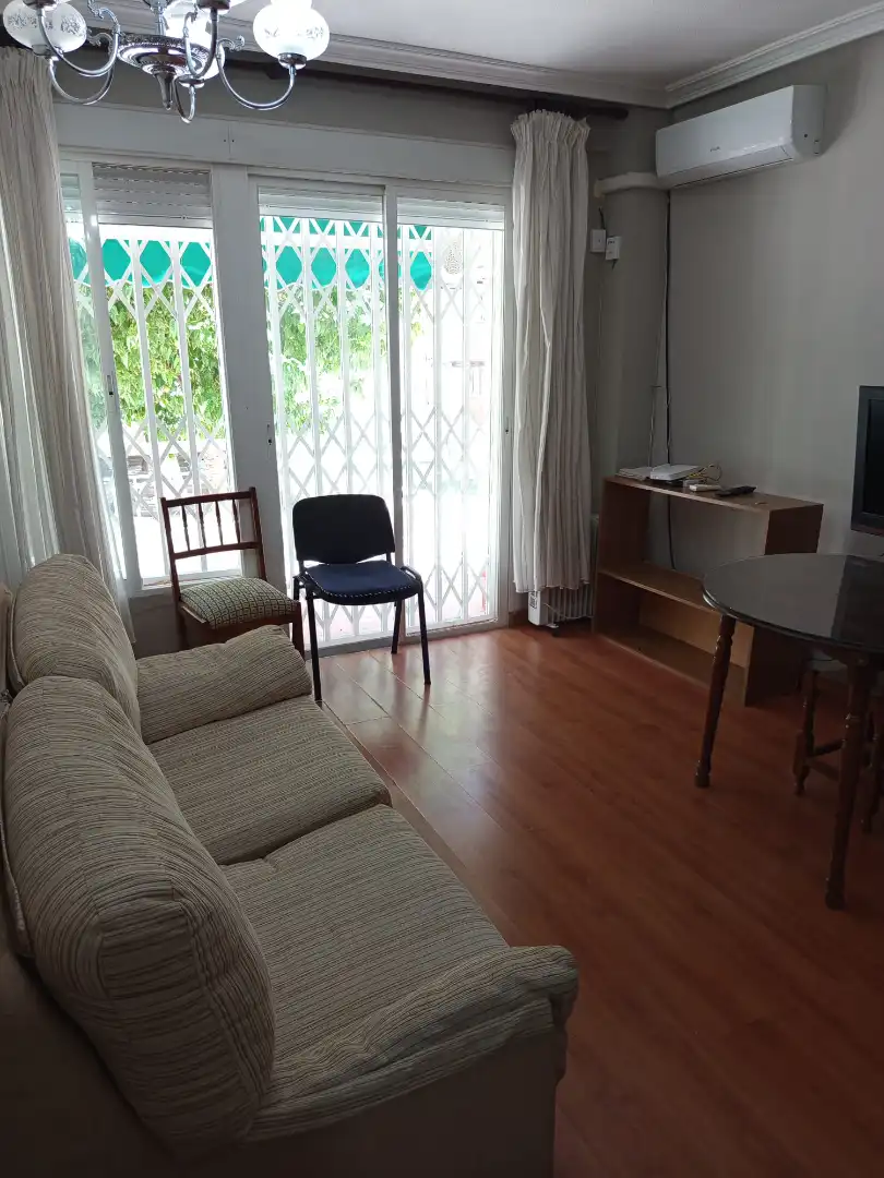 Living room of Flat for rent in Jaén  with Air Conditioner, Terrace and Furnished