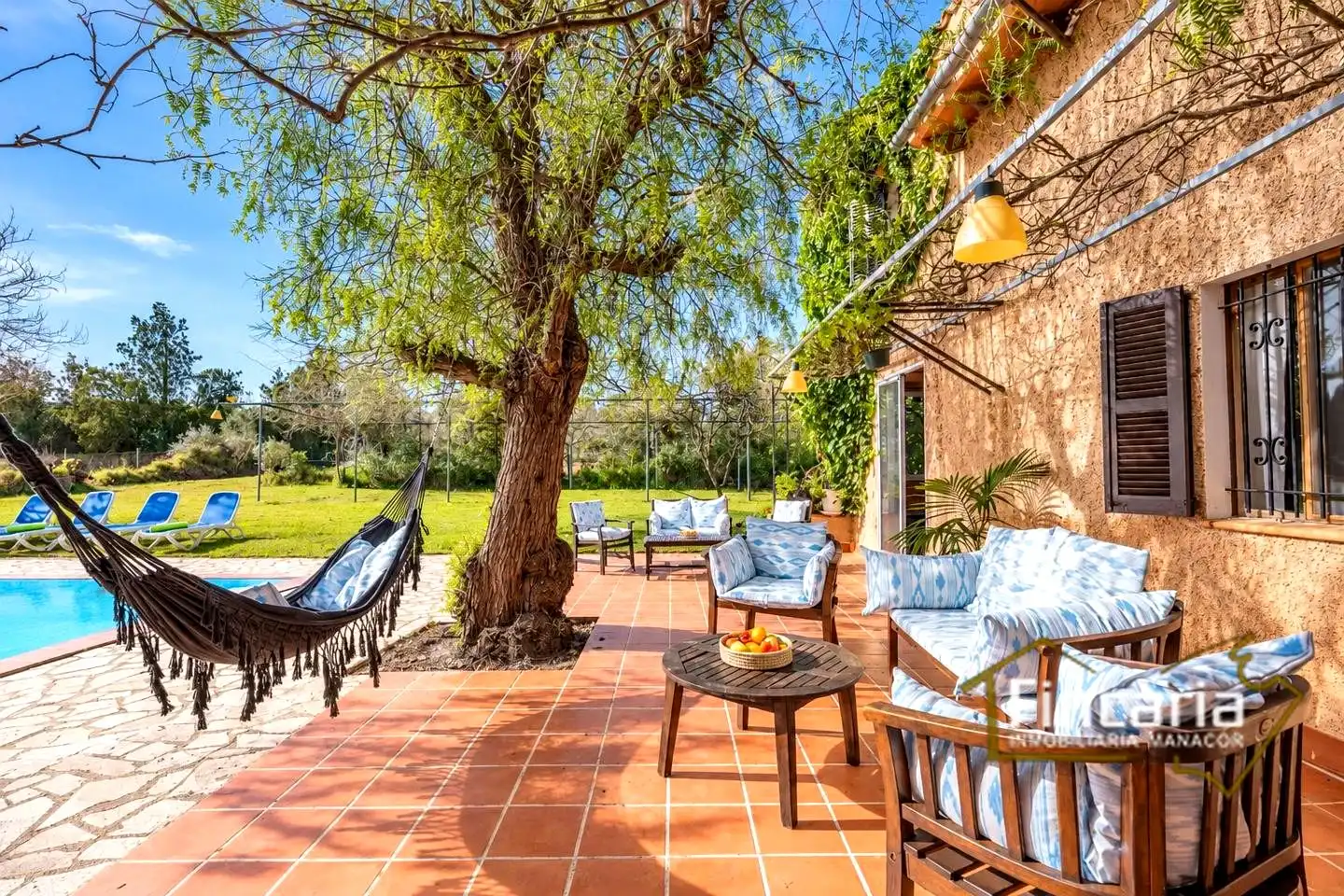 Terrasse von Country house zur Miete in Manacor Centre  