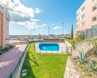 Swimming pool of Flat for sale in Colmenar Viejo  with Heating, Parquet flooring and Storage room