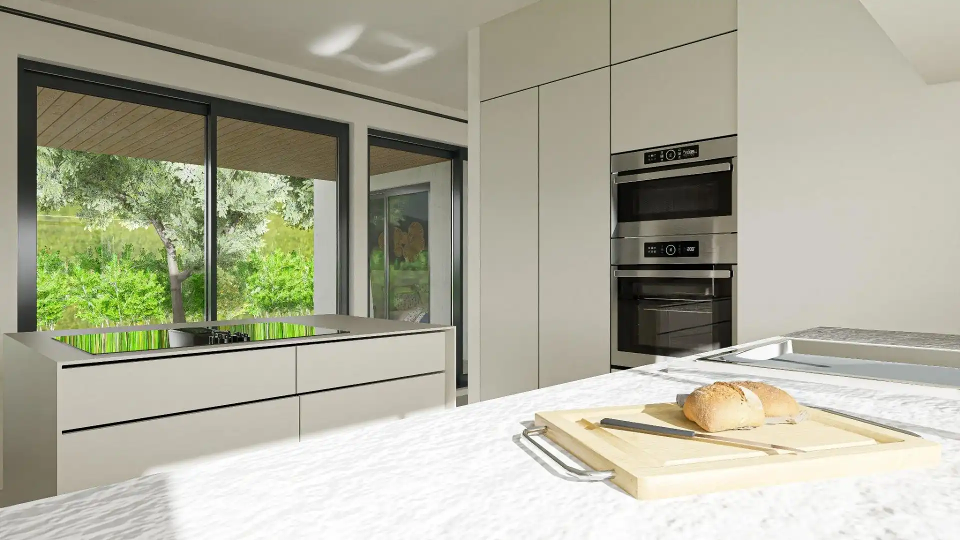 Kitchen of Houses for sale in Vilanova d'Escornalbou  with Air Conditioner, Private garden and Terrace